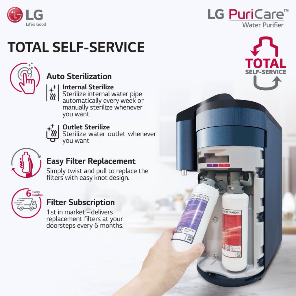 LG Puricare Water Purifier is now on SALE up to 50 OFF！ LG PuriCare