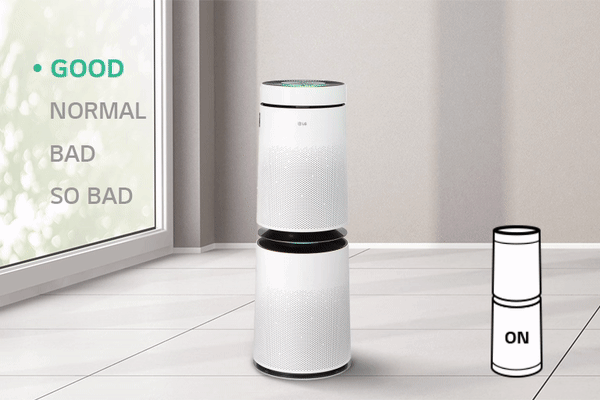 LG PuriCare 360º Air Purifier Malaysia Single Booster AS65GDWB0